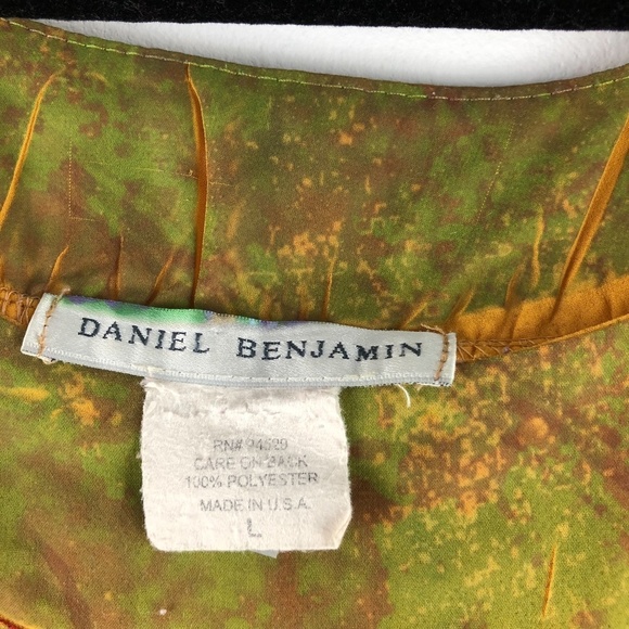 Daniel Benjamin floral sheer pullover top size L - Picture 4 of 4